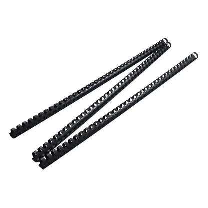 Arillos De Plástico GBC Cerlox 3/4 Con 25 Pzs Negro - ACCO