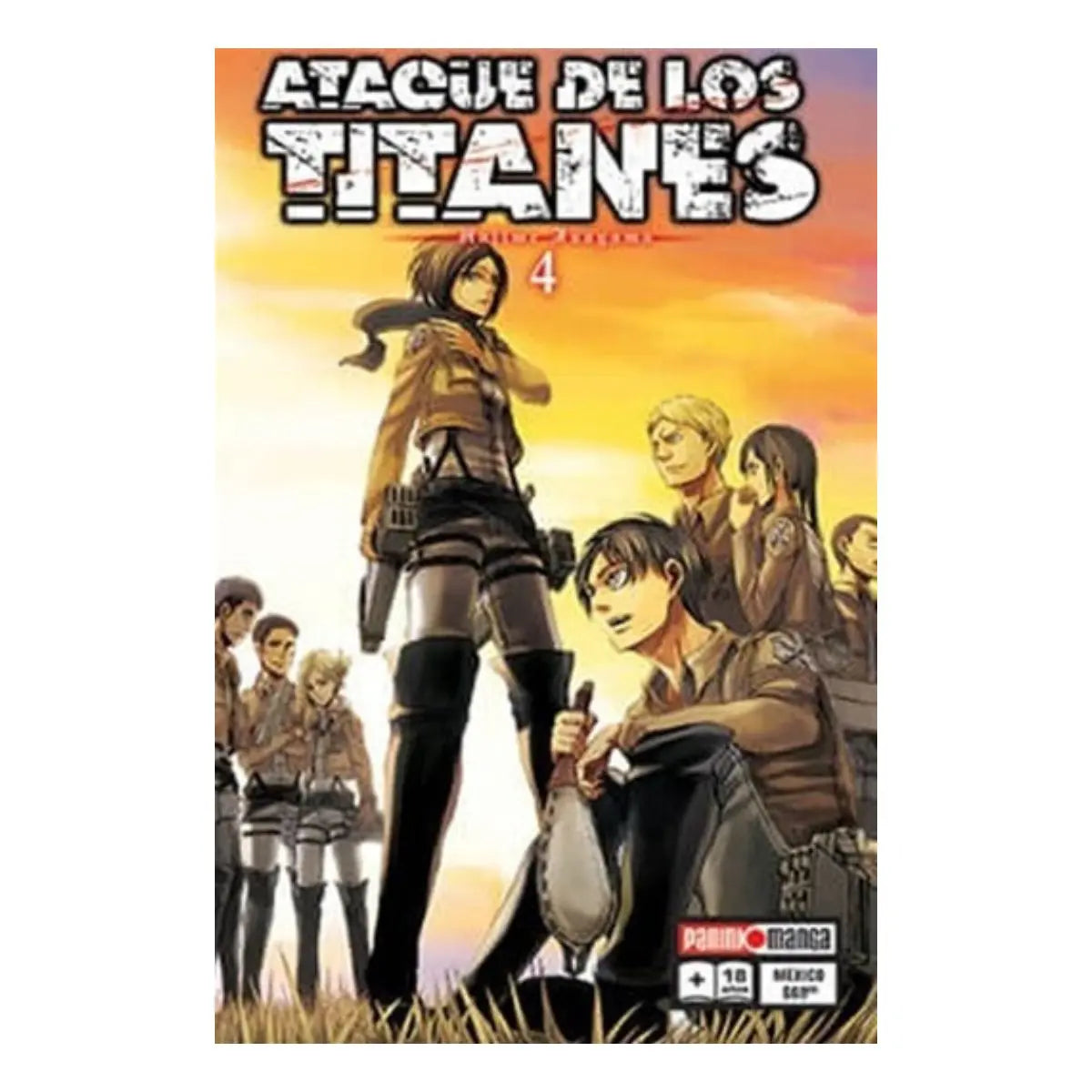 Ataque De Los Titanes Manga Panini Anime Tomo A Elegir N°4 - Panini