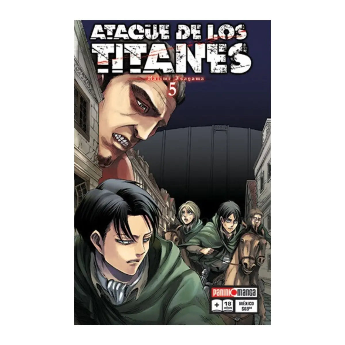 Ataque De Los Titanes Manga Panini Anime Tomo A Elegir N°5 - Cuanda