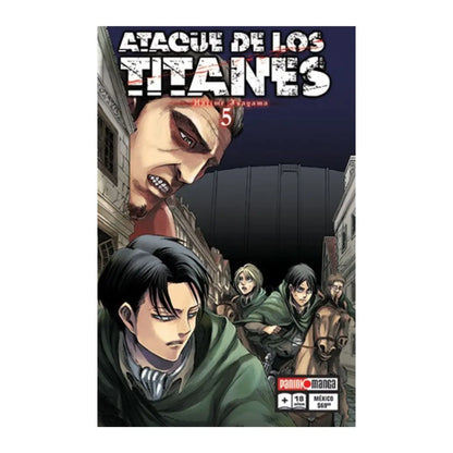 Ataque De Los Titanes Manga Panini Anime Tomo A Elegir N°5 - Cuanda