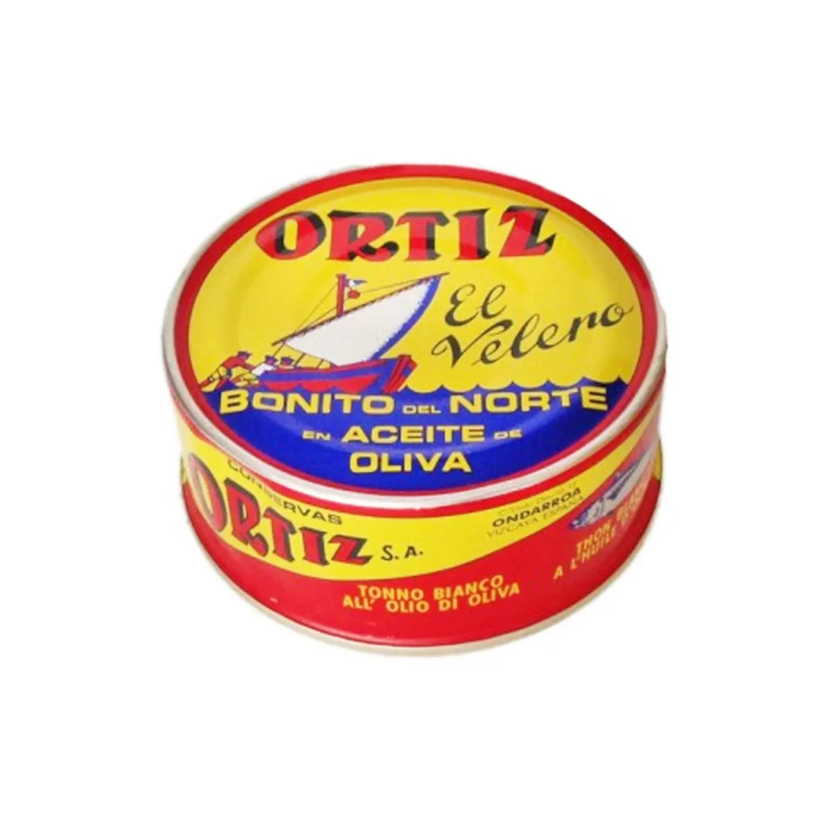 Atún Blanco en Aceite de Oliva 250g - Cesarfer - vista lateral