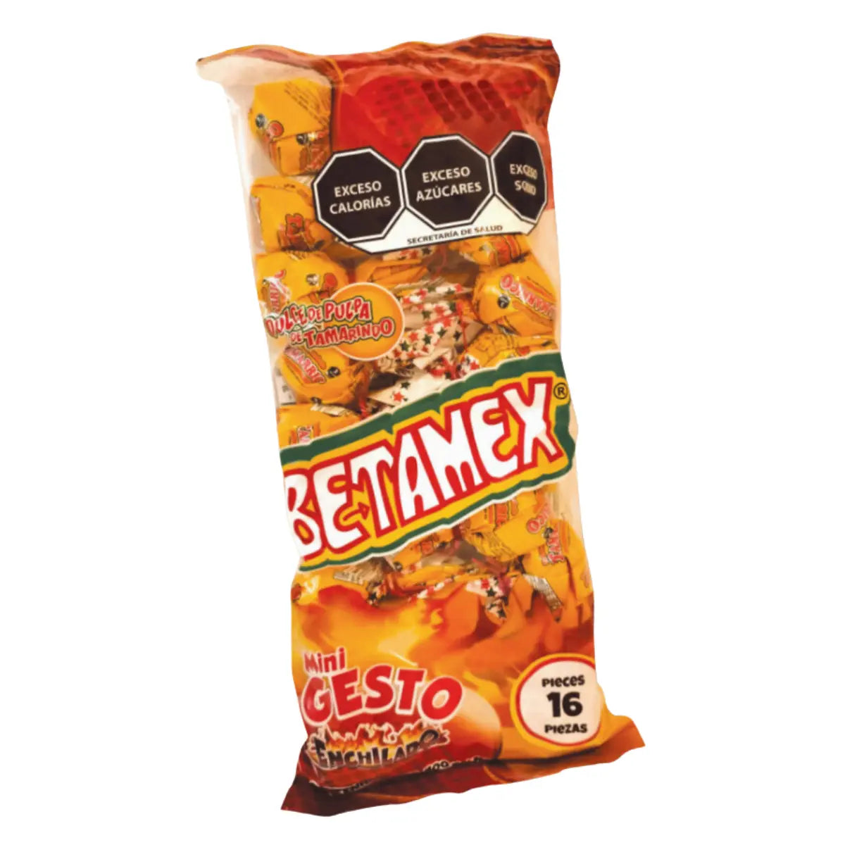 30pz Tamarugo Enchilado Betamex Pulpa Tamarindo Tarugo - Betamex - vista lateral