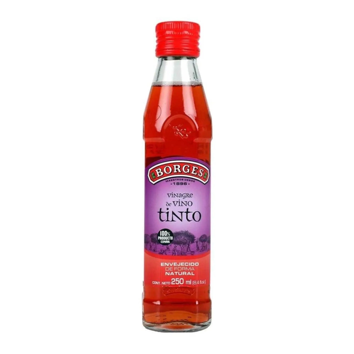 Vinagre de Vino Tinto 250ml - Cesarfer - vista lateral