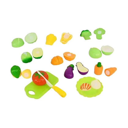 Set Verduras De Juguete Para Partir Cortar Plástico Cocinar - Diako - empaque