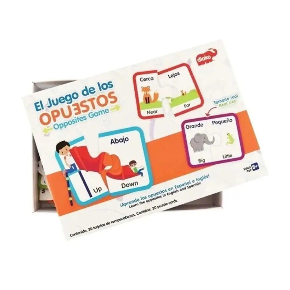 EL JUEGO DE LOS OPUESTOS - Diako - vista trasera