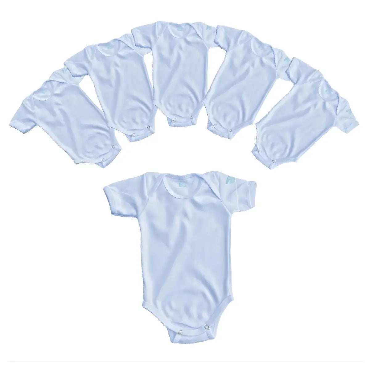 Pañalero AZUL Manga Corta Talla 0 Meses 6 PIEZAS - Ramoncito - detalle