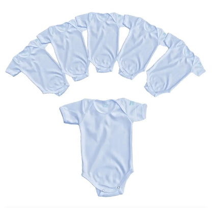 Pañalero AZUL Manga Corta Talla 0 Meses 6 PIEZAS - Ramoncito - detalle