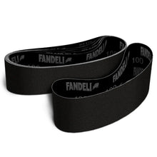 10pz Banda Lija Fandeli 3x18 PLG Grano 100 Vidrio W98 - Fandeli