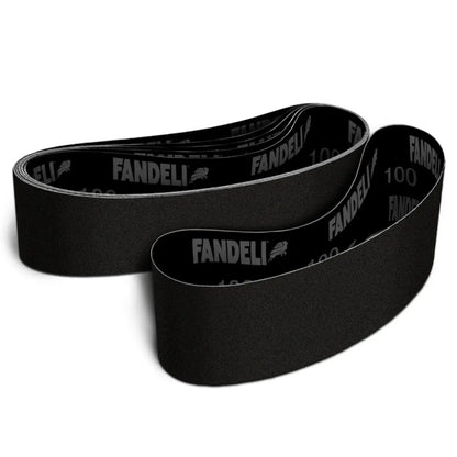 10pz Banda Lija Fandeli 3x18 PLG Grano 100 Vidrio W98 - Fandeli