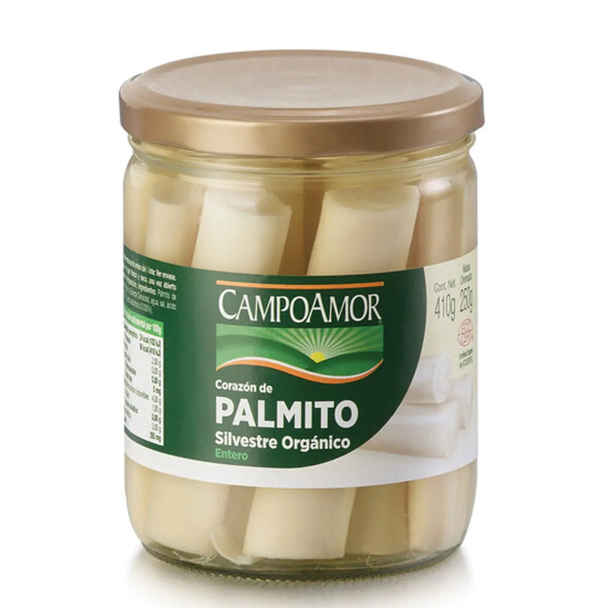 Corazón de Palmito Entero 410g - campoamor