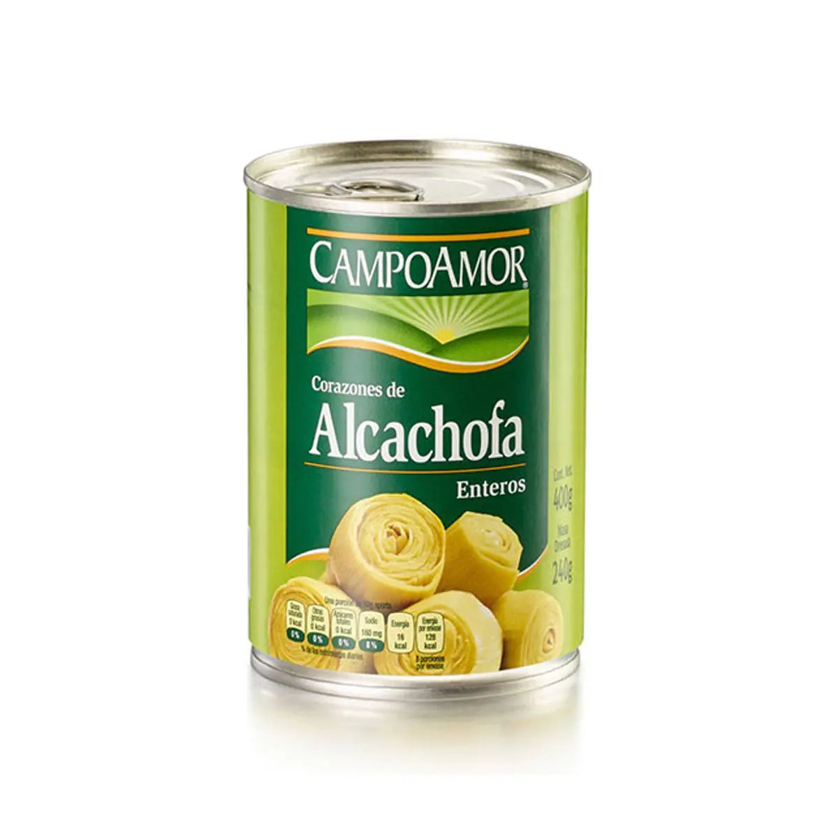 Corazón de Alcachofa 410g - campoamor - vista lateral