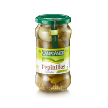 Pepinillos Especiados 345g - campoamor - vista lateral