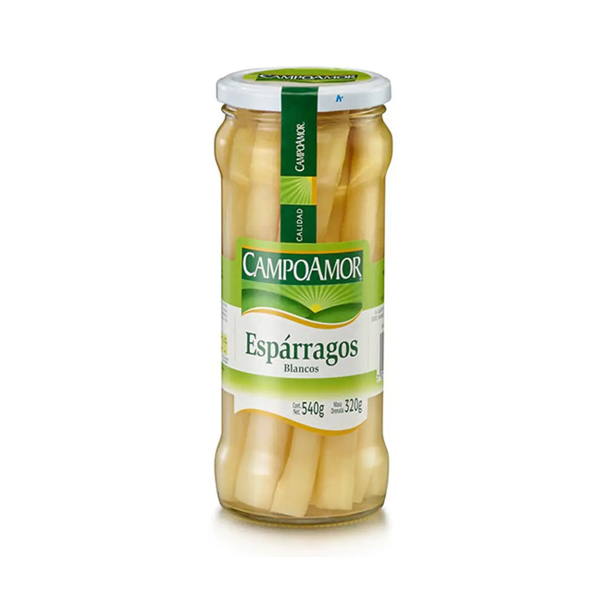 Espárrago Blanco 540g - campoamor