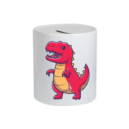 Vaso de cerámica 11 oz. Blanco. Estilo alcancía Color Make - Color Make