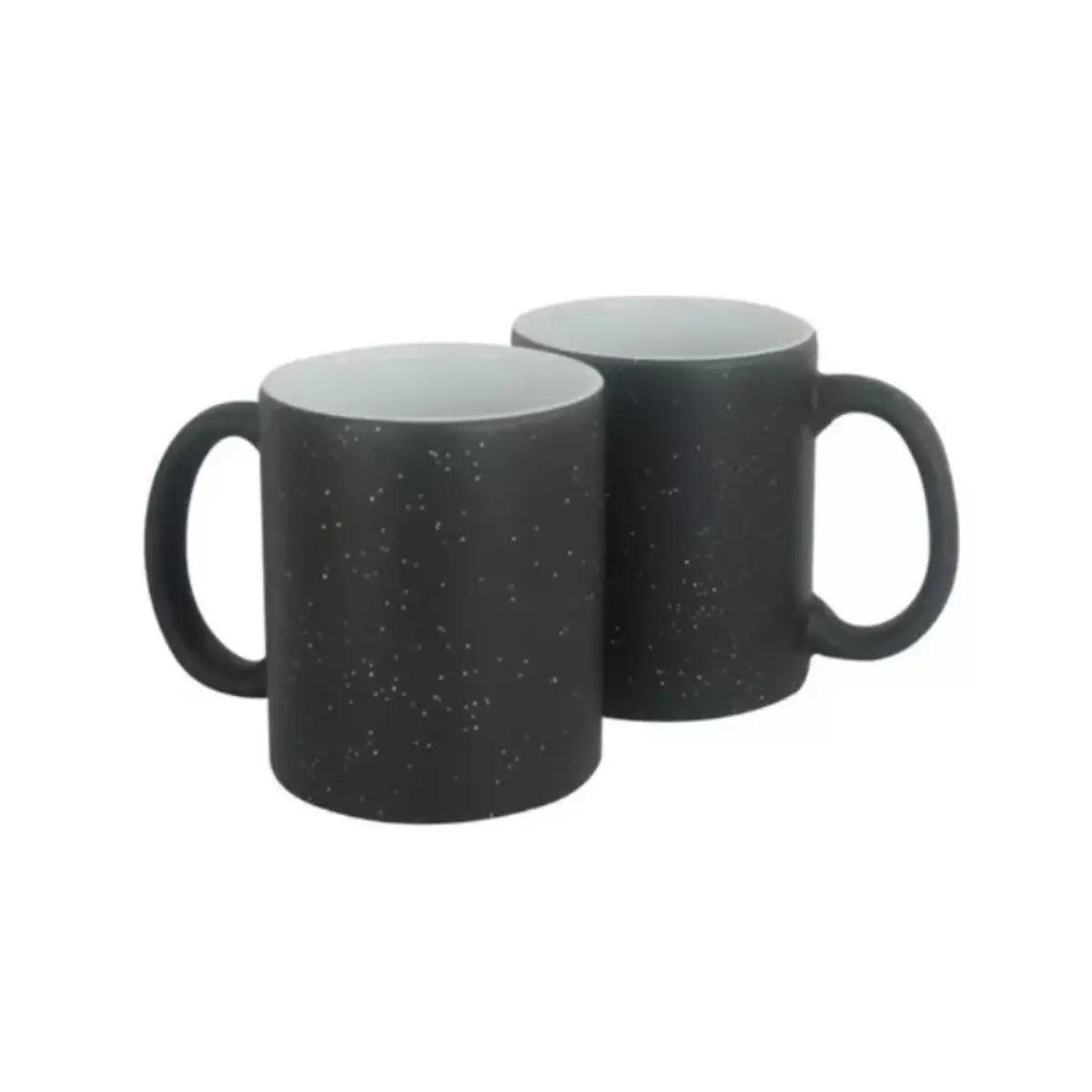 12 Pz Taza cerámica 11oz. Mágica glitter color negro Color Make - Color Make - vista lateral
