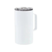 Taza de Acero 700 ml. Coffee Tipo Camper Grande. Blanco Color Make - Color Make