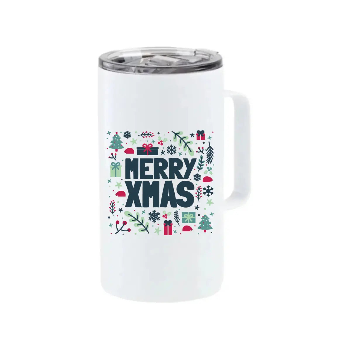 5 pz Taza de Acero 700 ml. Coffee Tipo Camper Grande. Blanco Color Make - Color Make - empaque