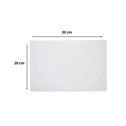 5 Pz Lamina Aluminio 20 X 30 Cm Sublimar Color Make Blanco - Color Make