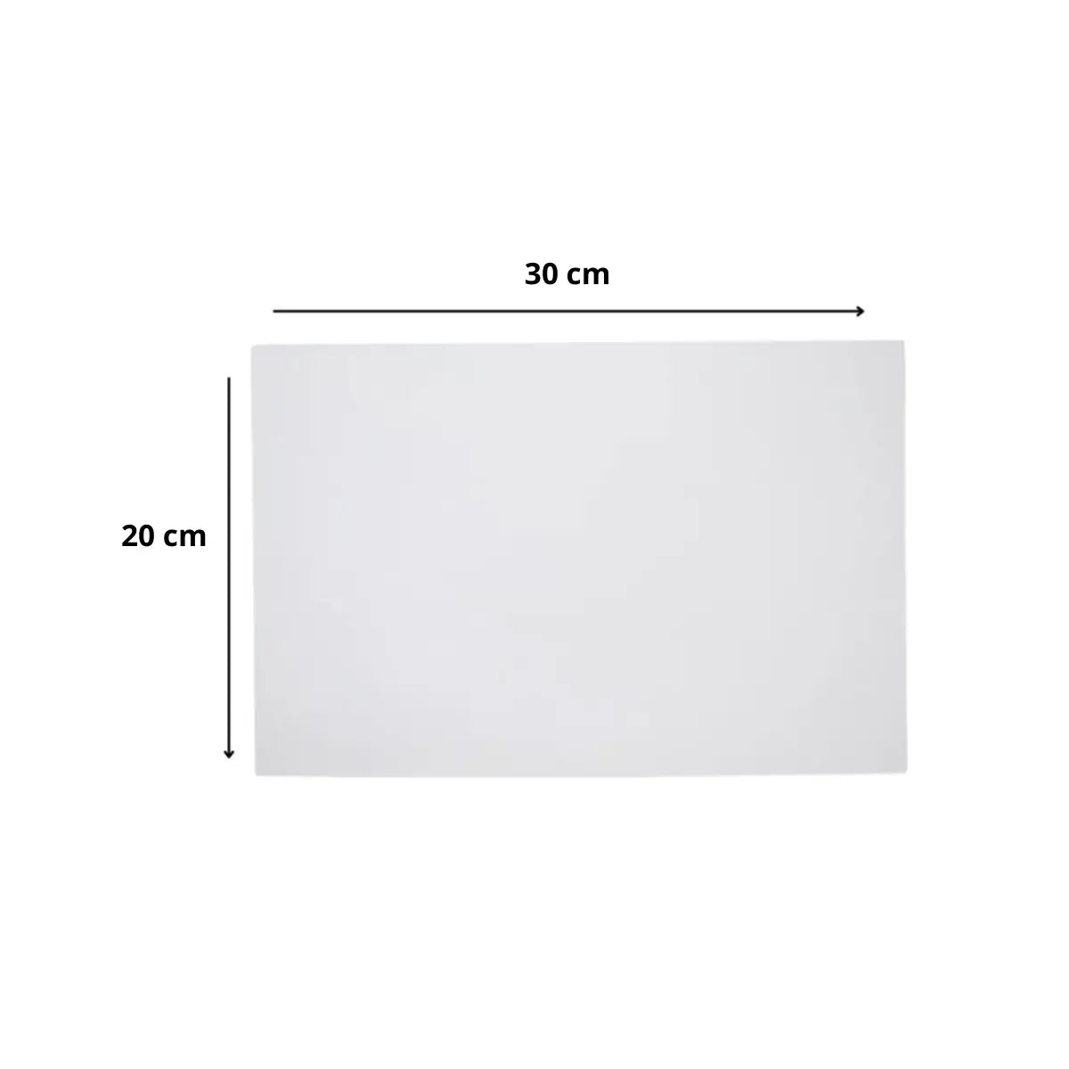 12 Pz Lamina Aluminio 20 X 30 Cm Sublimar Color Make Blanco - Color Make - vista lateral