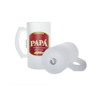 2 Pzas Tarro Cervecero Esmerilado Color Make - Color Make