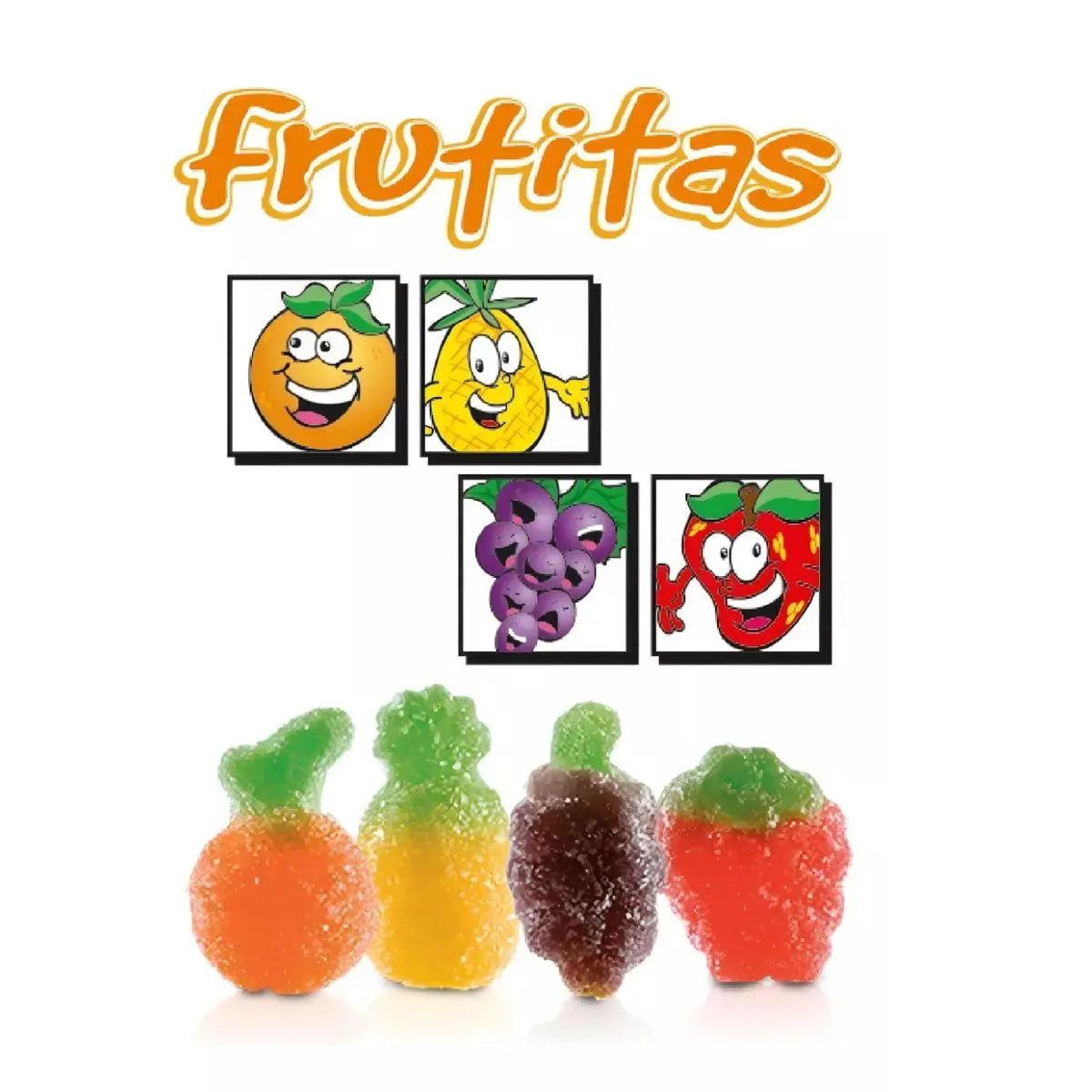 Gomitas Forma Frutitas Sabor Frutal Lucky Gummys 1 Kg - Lucky GummyS