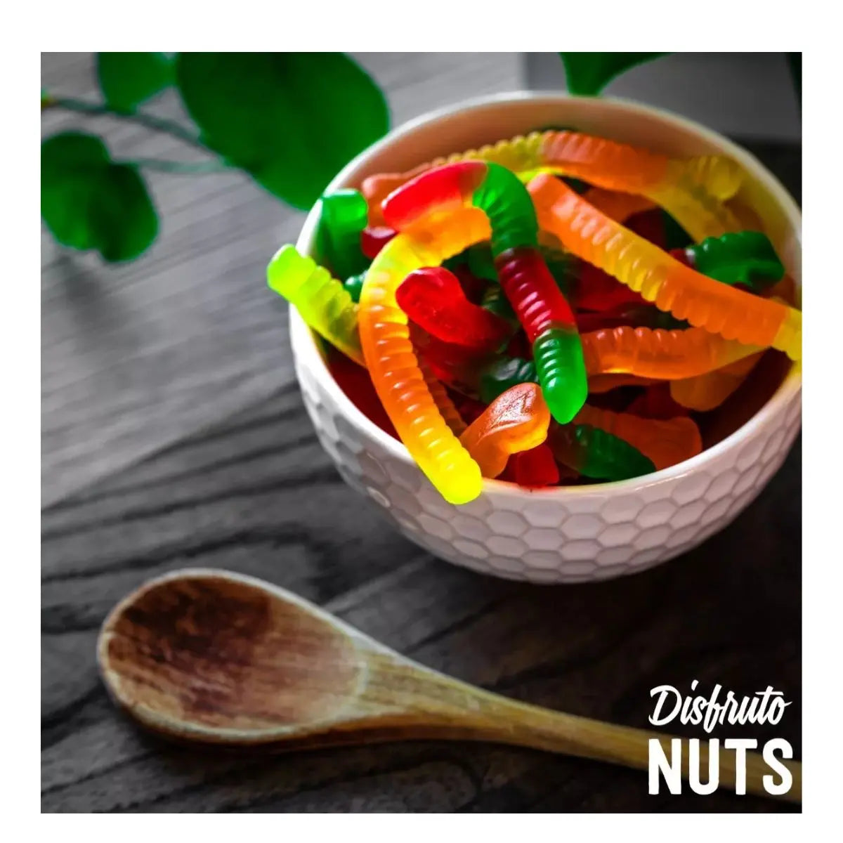 Gomita Lombrices Lucky Gummys 1 Kg Sabor Frutal Mixto - Cuanda - detalle