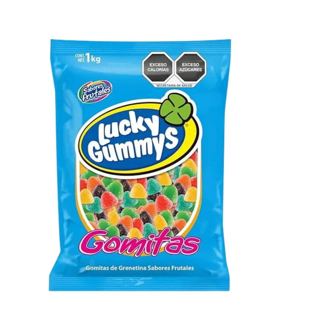 Bolsa Gomitas Forma Gomita Lucky Gummys 1 Kg Sabor Frutal - Cuanda