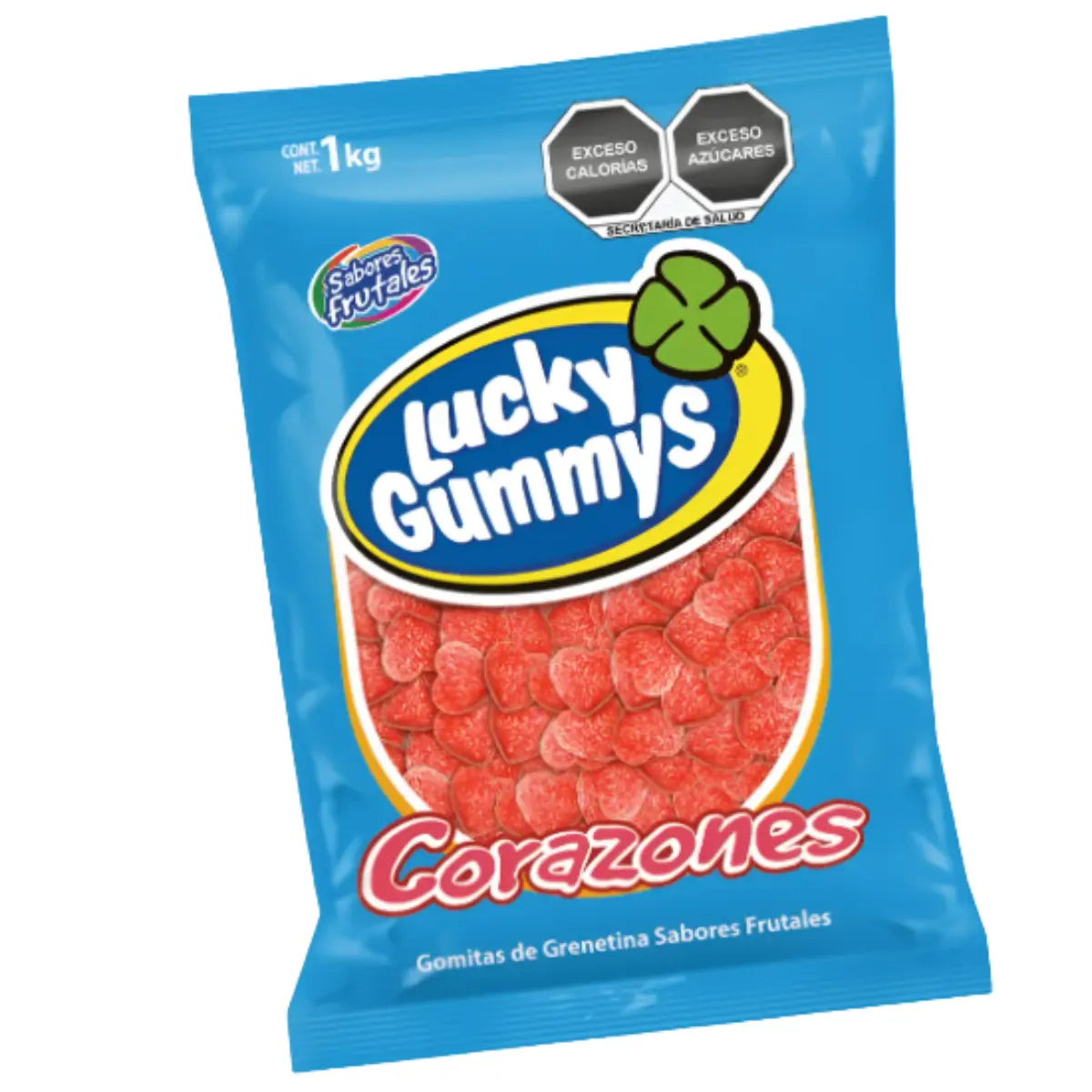Gomitas Forma Corazones Lucky Gummys 1 Kg - Cuanda - vista lateral