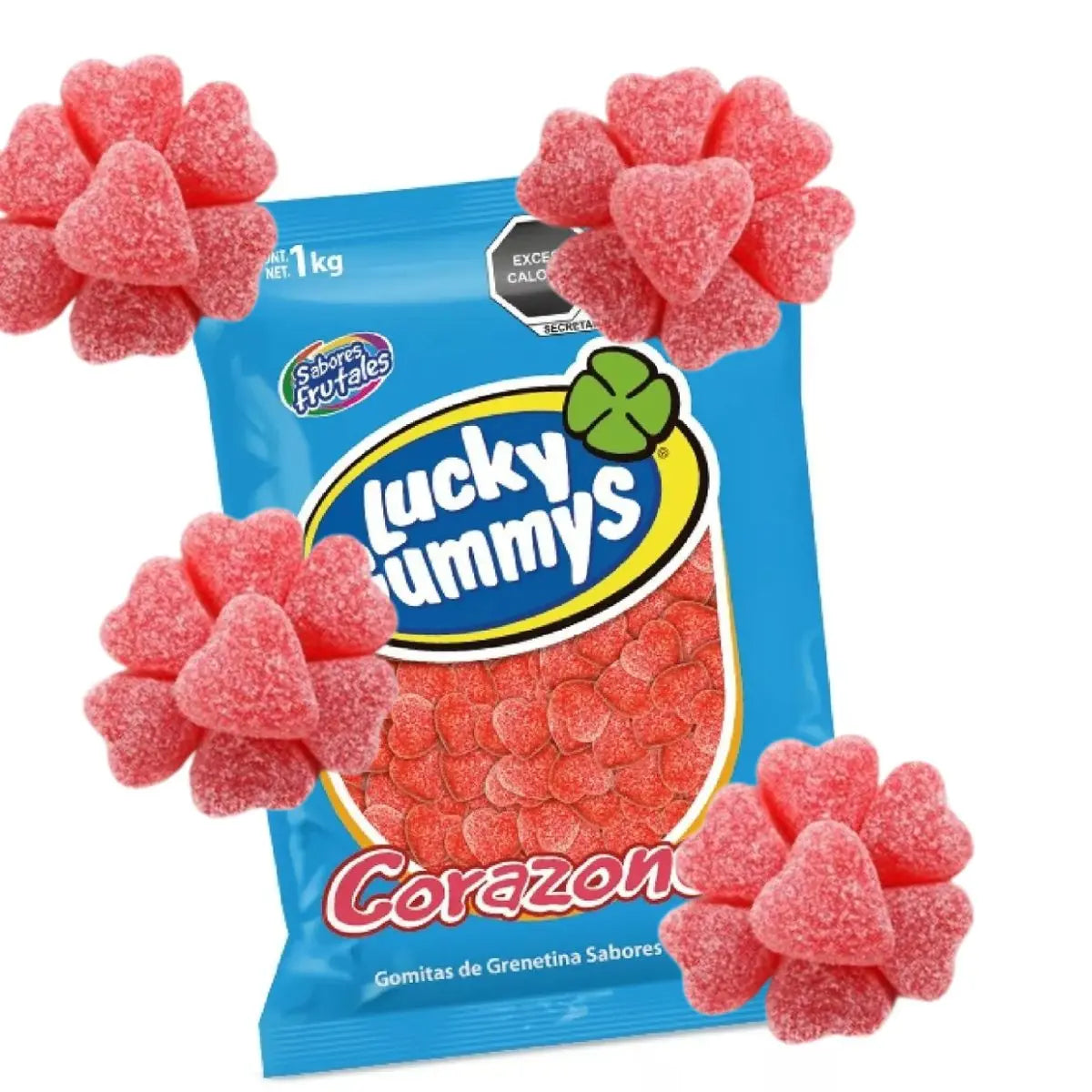 Gomitas Forma Corazones Lucky Gummys 1 Kg - Lucky GummyS