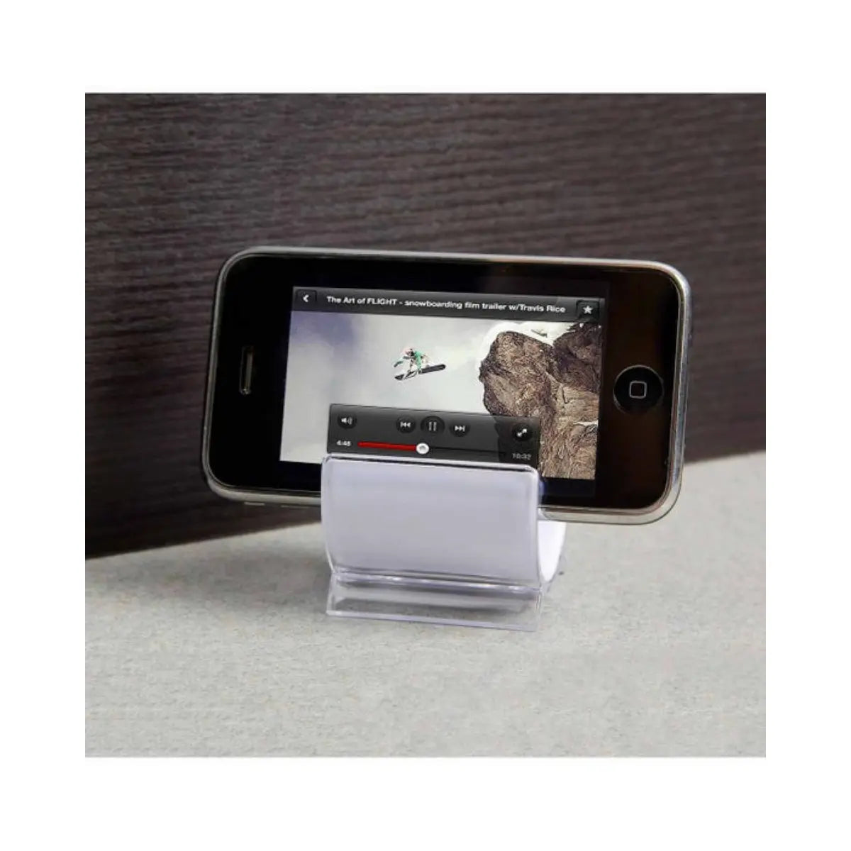 Soporte Snow Blanco Promoopcion - Promoopcion - vista lateral