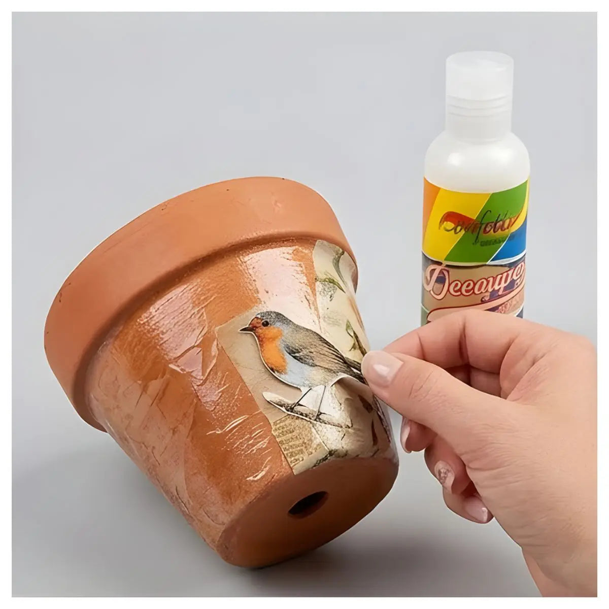 PEGAMENTO PARA DECOUPAGE CONFETTI REGULAR 60ml - Confetti - vista trasera