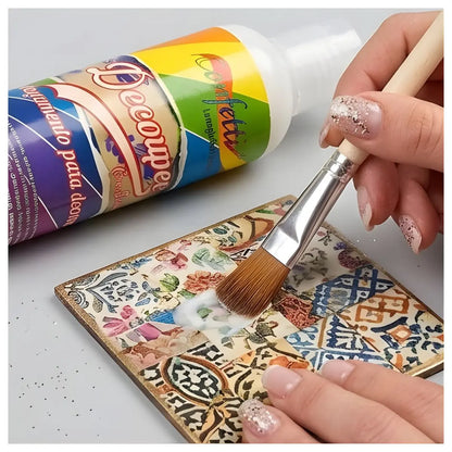PEGAMENTO PARA DECOUPAGE CONFETTI REGULAR 60ml - Confetti - vista lateral
