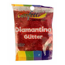 DIAMANTINA FINA C15 / C40 ULTRABRILLANTE BOLSA DE 1KG ROJO - Confetti - detalle