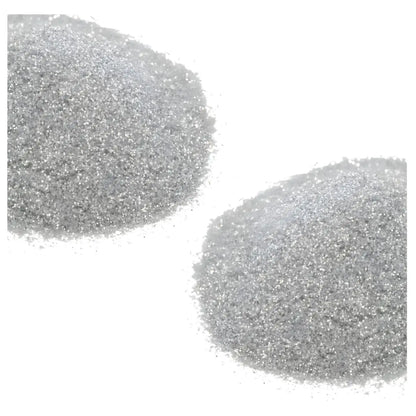 DIAMANTINA FINA C15 / C40 ULTRABRILLANTE BOLSA DE 1KG PLATA - Confetti - vista lateral