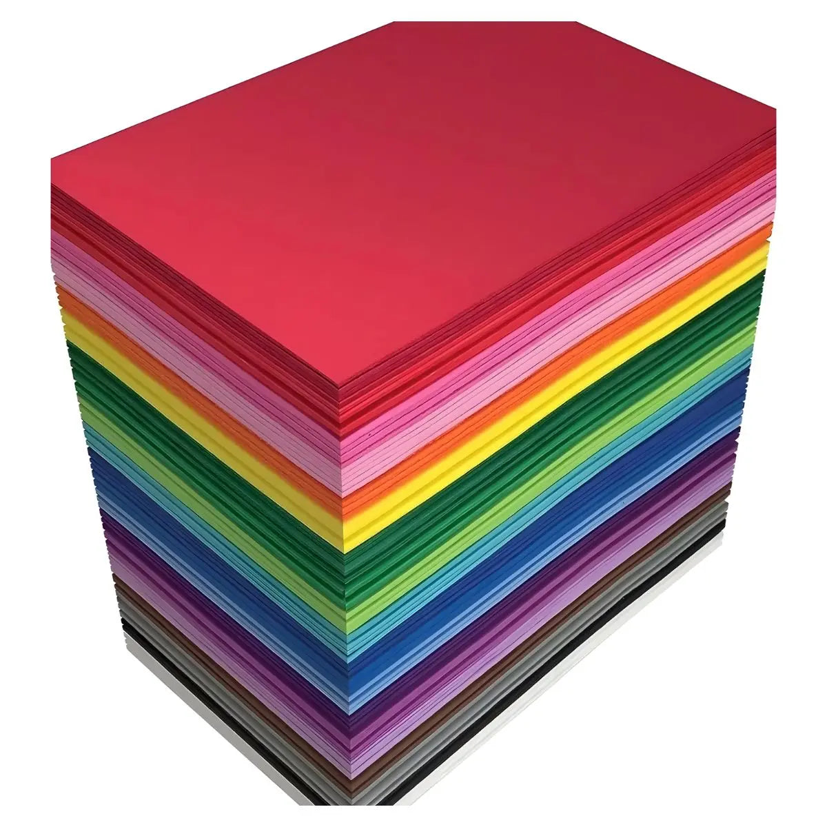 PACK 10 FOAMI CARTA LISO CONFETTI 24 PZS C/P - Confetti - empaque
