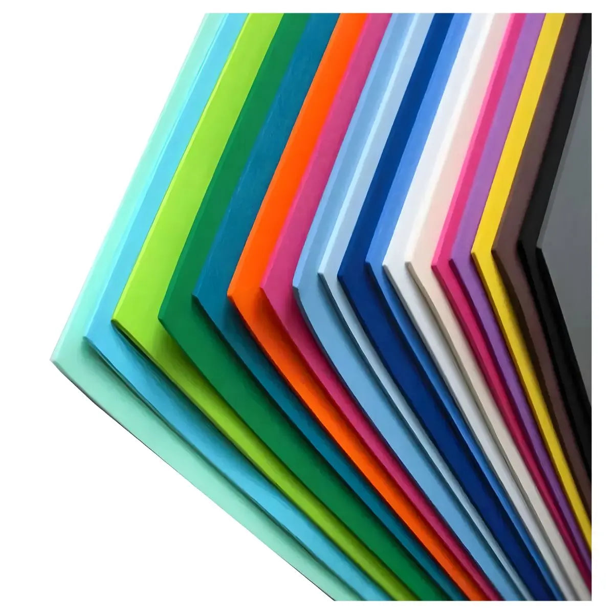 PACK 10 FOAMI CARTA LISO CONFETTI 24 PZS C/P - Confetti - vista lateral