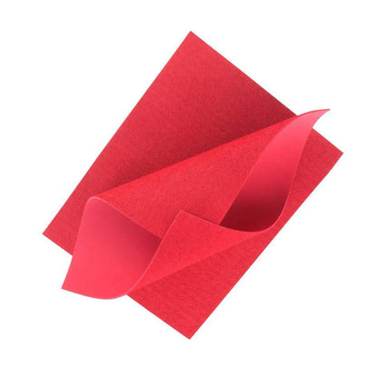 FOAMI TOALLA TAMAÑO CARTA PQT C/ 10 PZS Rojo - Confetti - vista trasera