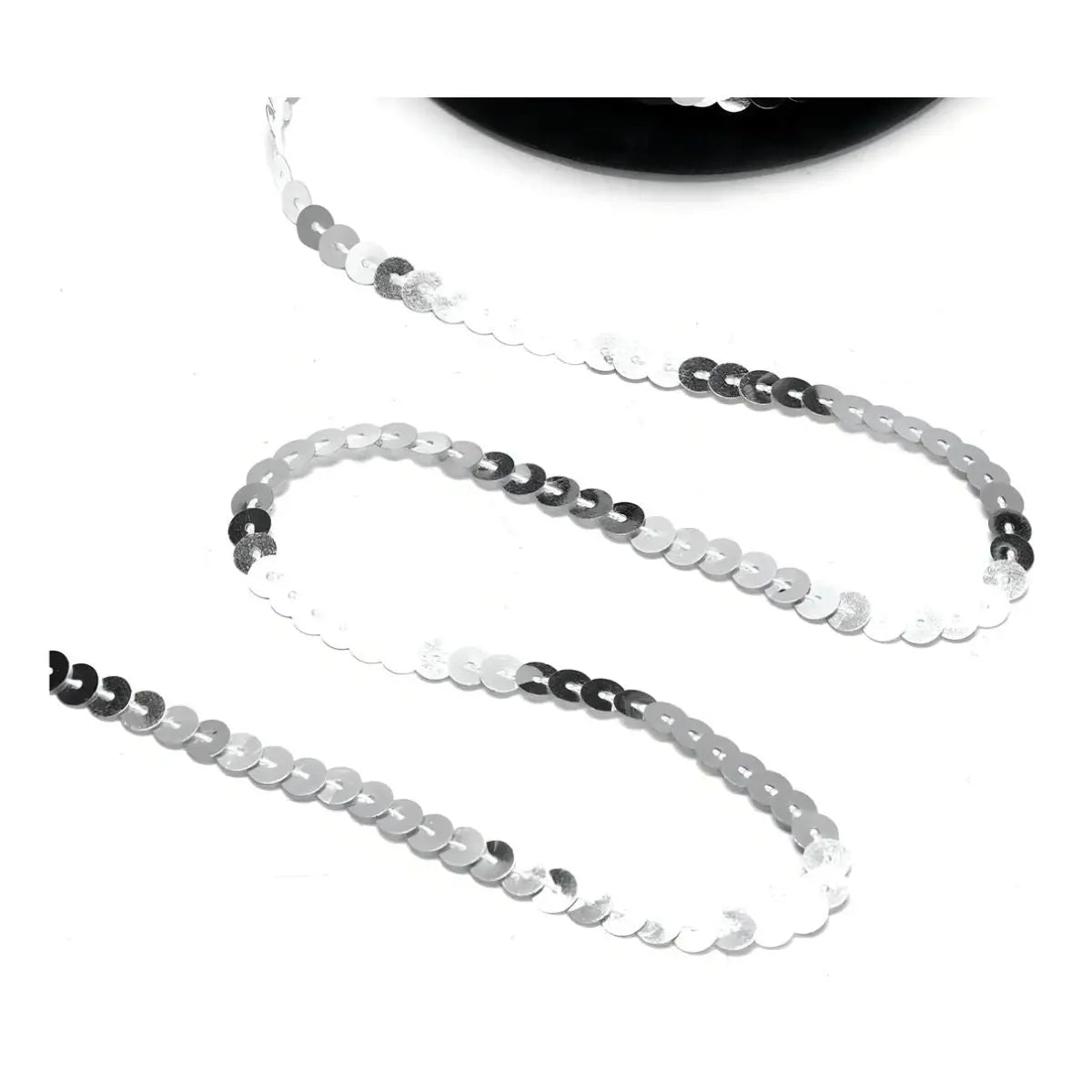 Galon Lentejuela fetti Rollo Plata - Confetti
