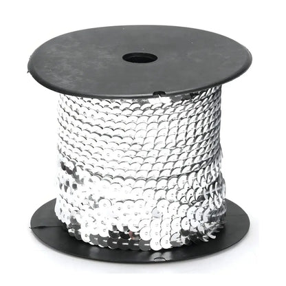 Galon Lentejuela fetti Rollo Plata - Confetti - empaque