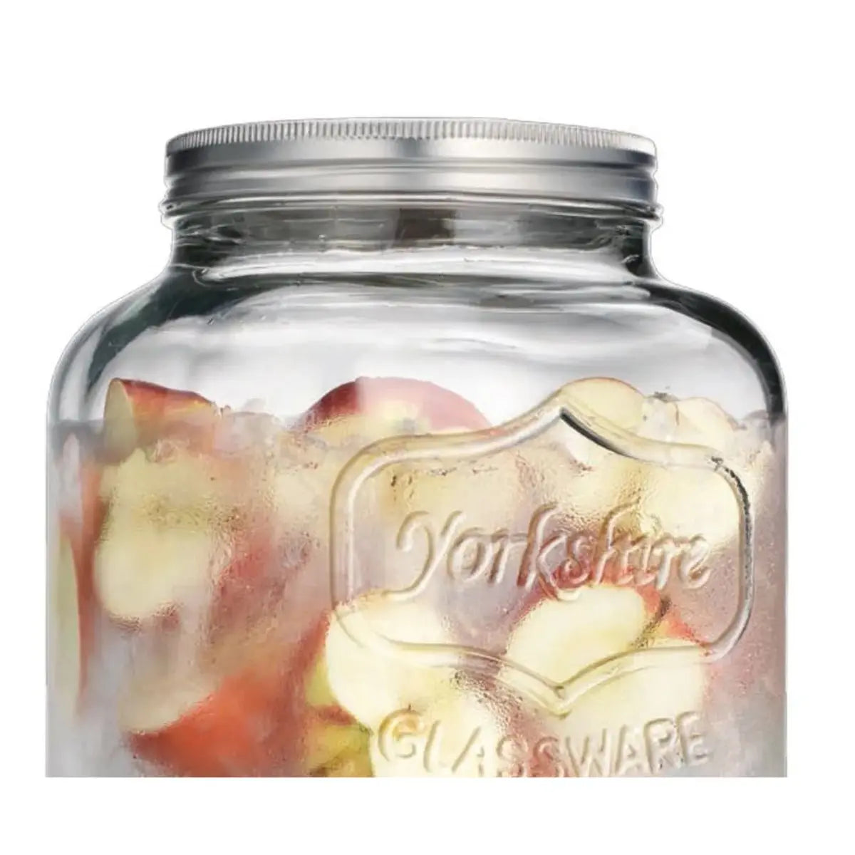 2pz Dispensador 8L transparente sin base c/tapa - Das - vista trasera