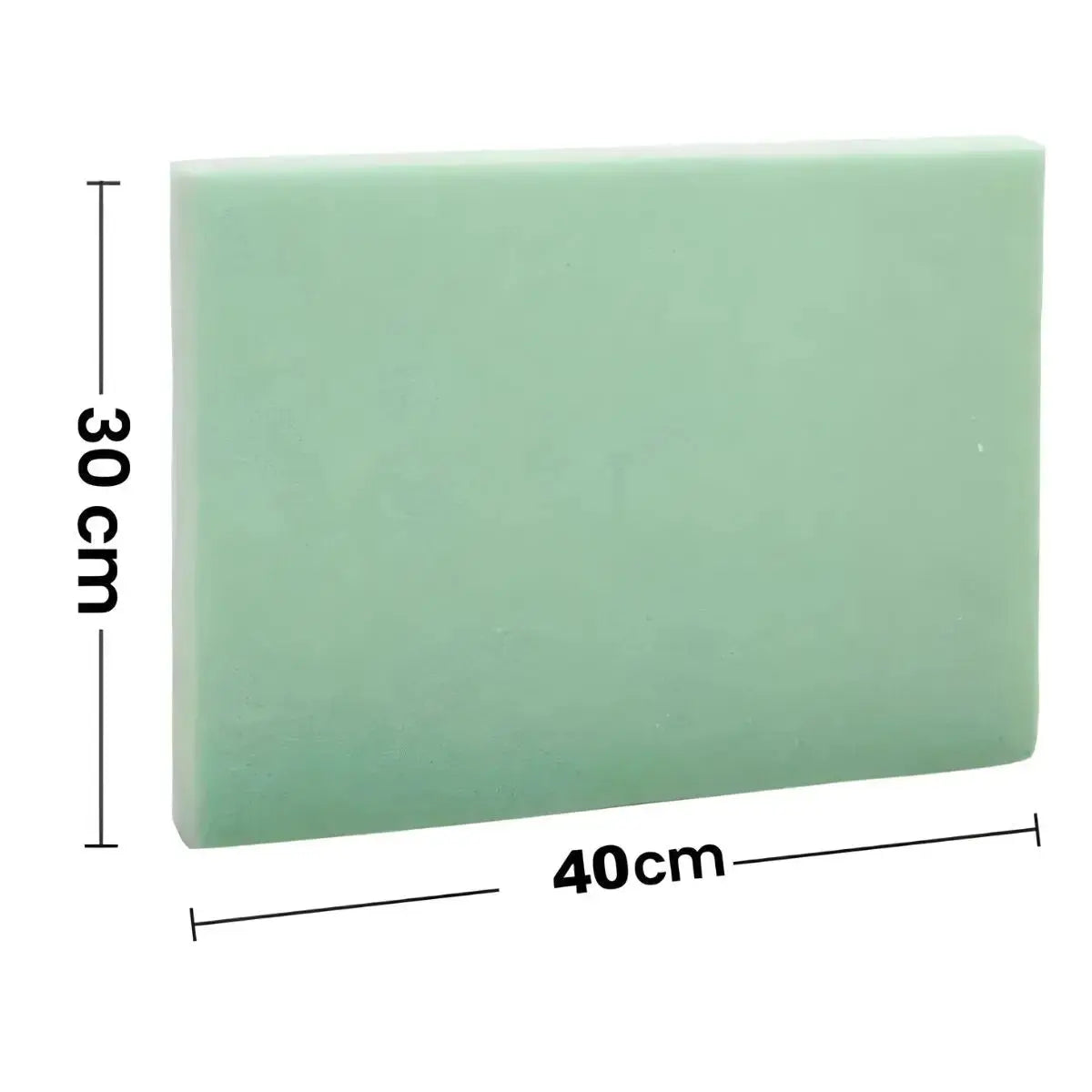 5 pz Placa Foami Verde Pistache 30x40x4 cm Confetti - Confetti - vista lateral