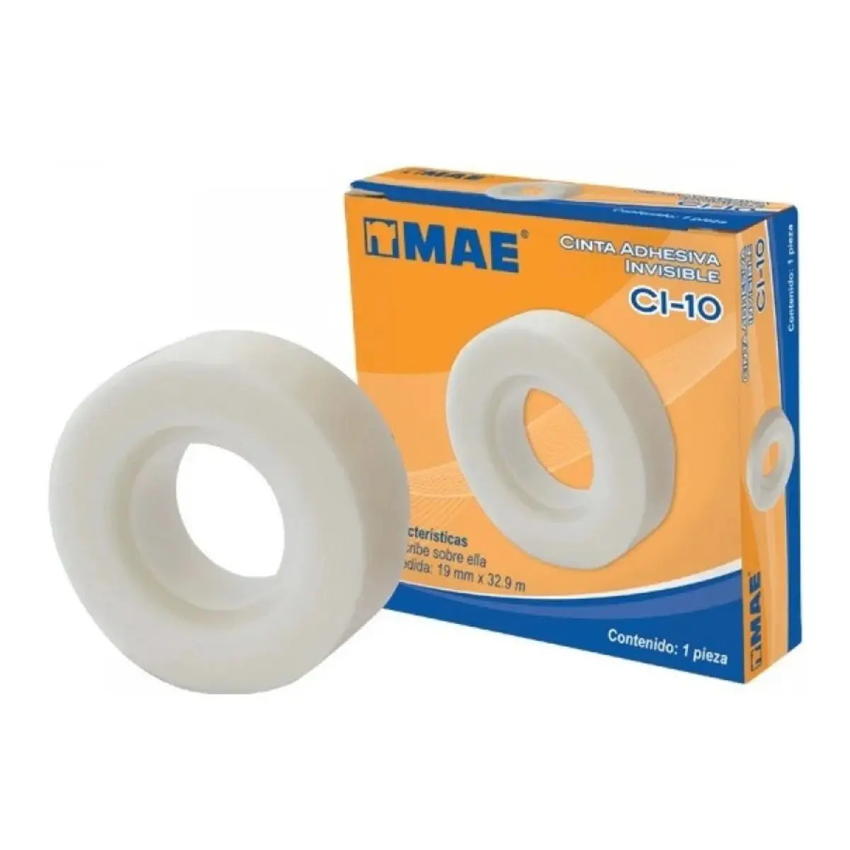 Cinta Invisible Caja 19mm x 32.9m MAE - Mae