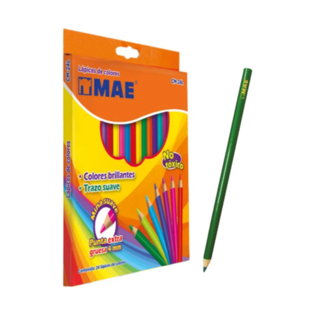 Colores Mae redondos con 24 piezas - Mae