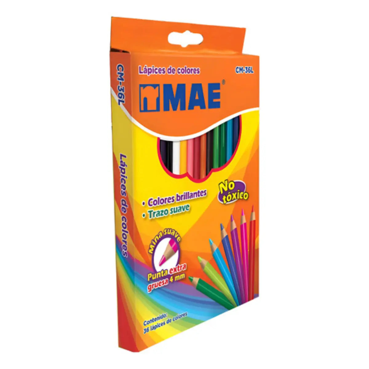 Colores Mae redondos con 36 piezas - Mae