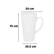 24 Pz Taza Blanca Conica 17 Oz Color Make Sublimacion - ColorMake - detalle