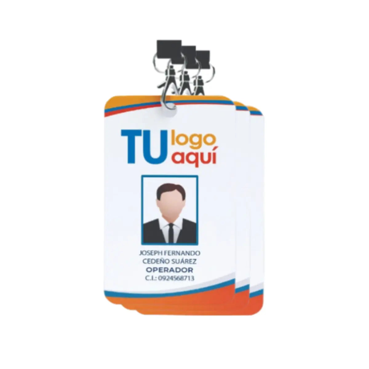 100 Pz Tarjeta de PVC para Credencial Color Make - ColorMake - vista lateral