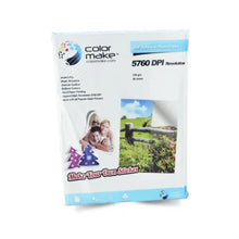 Pack 5 Pz Papel Fotográfico Adhesivo 135gr 50 Hojas c/u Tamaño Carta Color Make - ColorMake