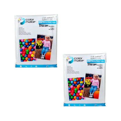 Papel Fotografico Glossy Brillante 100h 210g Carta Colormake - ColorMake
