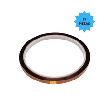 25 pz Cinta Termica Sublimar Sublimacion Cafe 6mm 30m Color Make - ColorMake