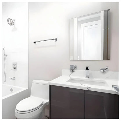 Juego Accesorios Baño 6 Piezas Meer Cromado INNER 2PZ - CNX - detalle